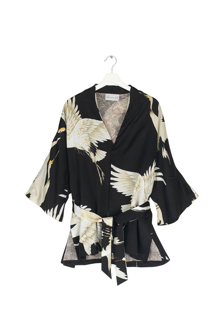 Stork Black Wrap Jacket - One Hundred Stars
