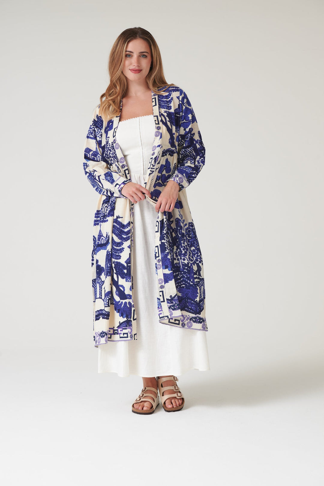 Giant Willow Blue Duster Jacket