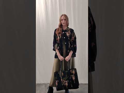 Wisteria Black Kate Dress
