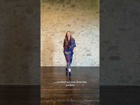Parsley Seed Navy Rachel Dress