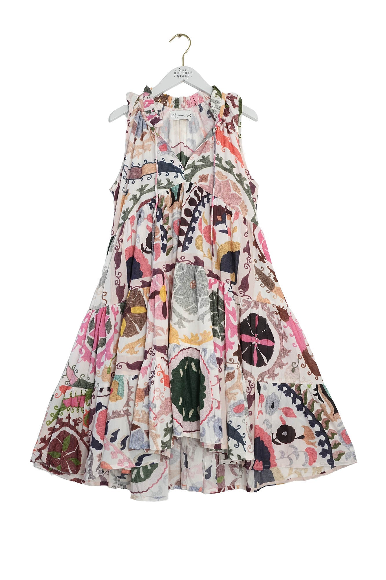 Susani Pink Frill Dress – One Hundred Stars USA
