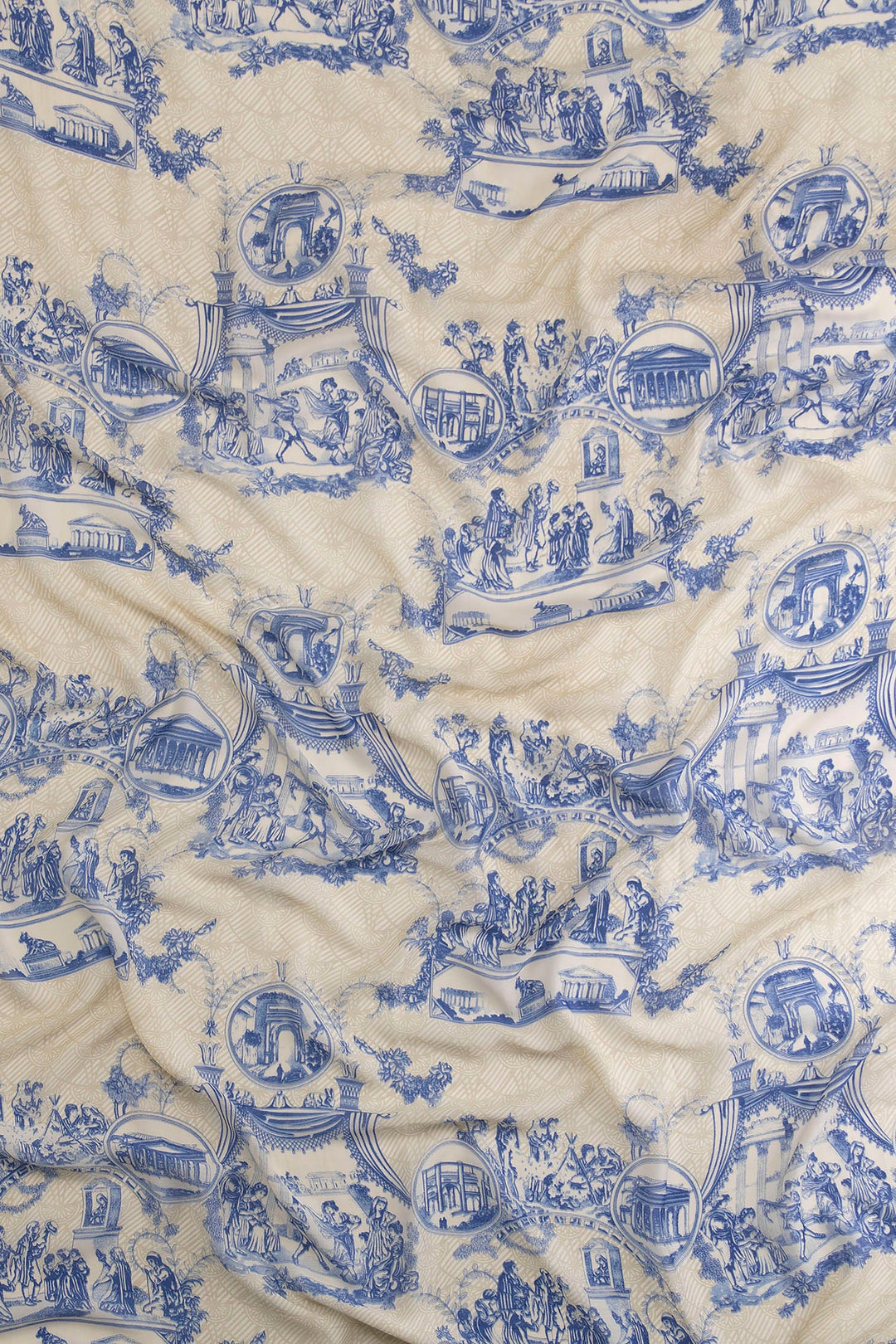 inspired by classic French Toile De Jouy fabrics