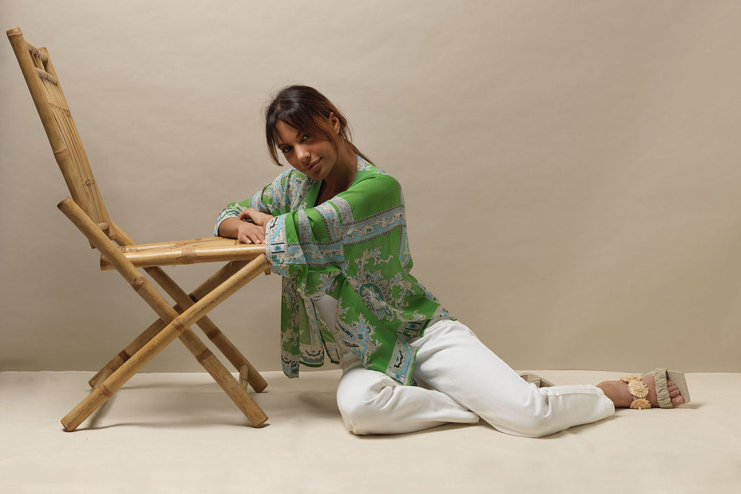 Handkerchief Green Kimono