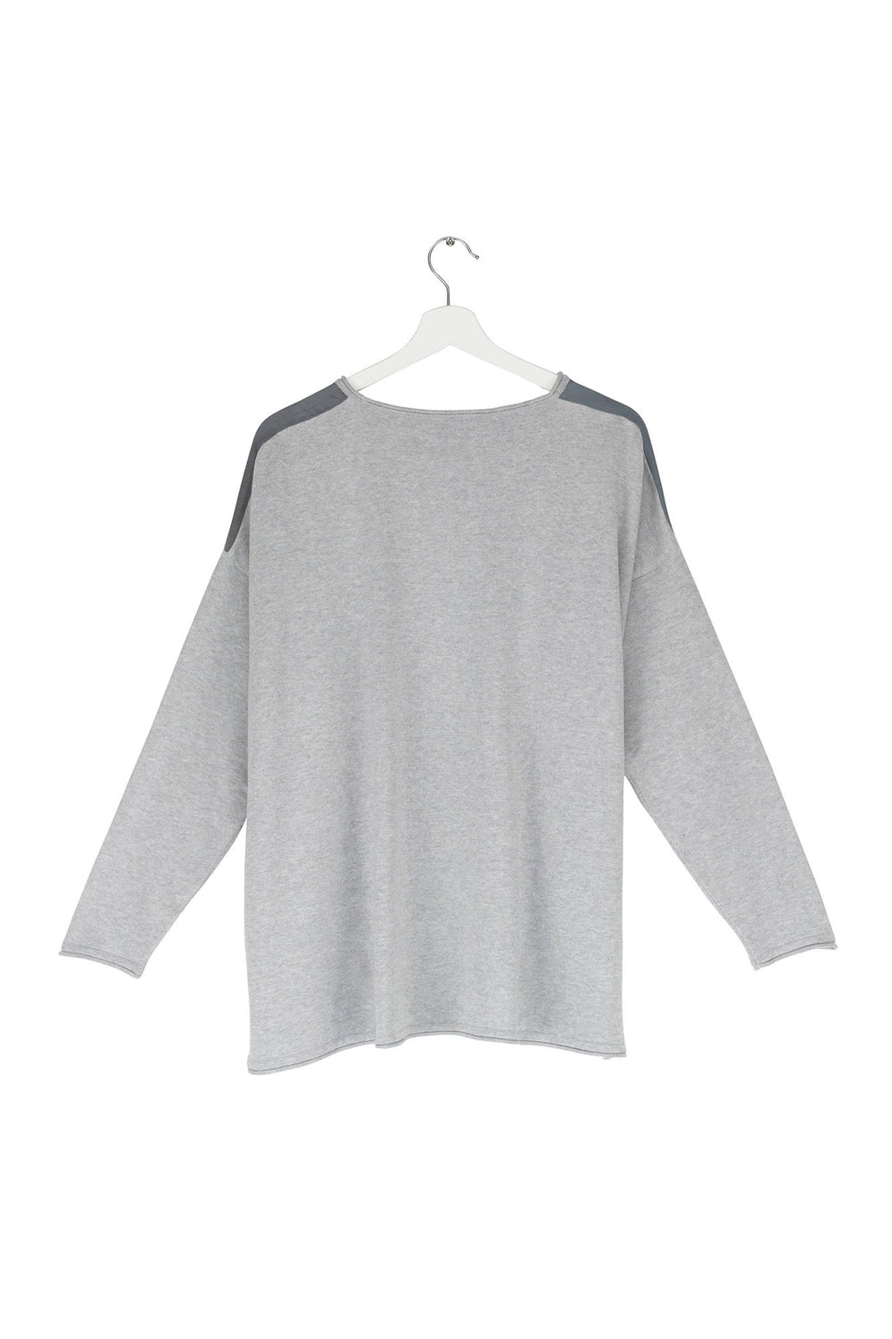 One Hundred Stars Stork Crane Grey Cotton Jumper - Here is our best selling Stork grey print on the front of this cool boxy grey jumper. 