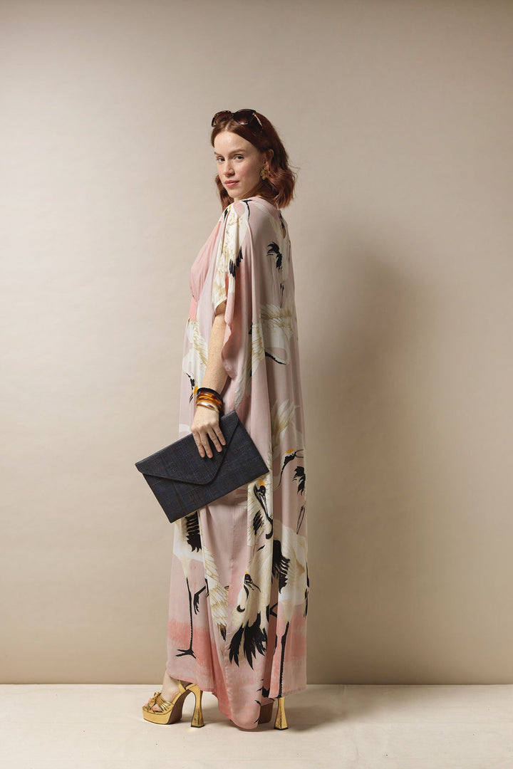 Stork Pink Margeux Kaftan