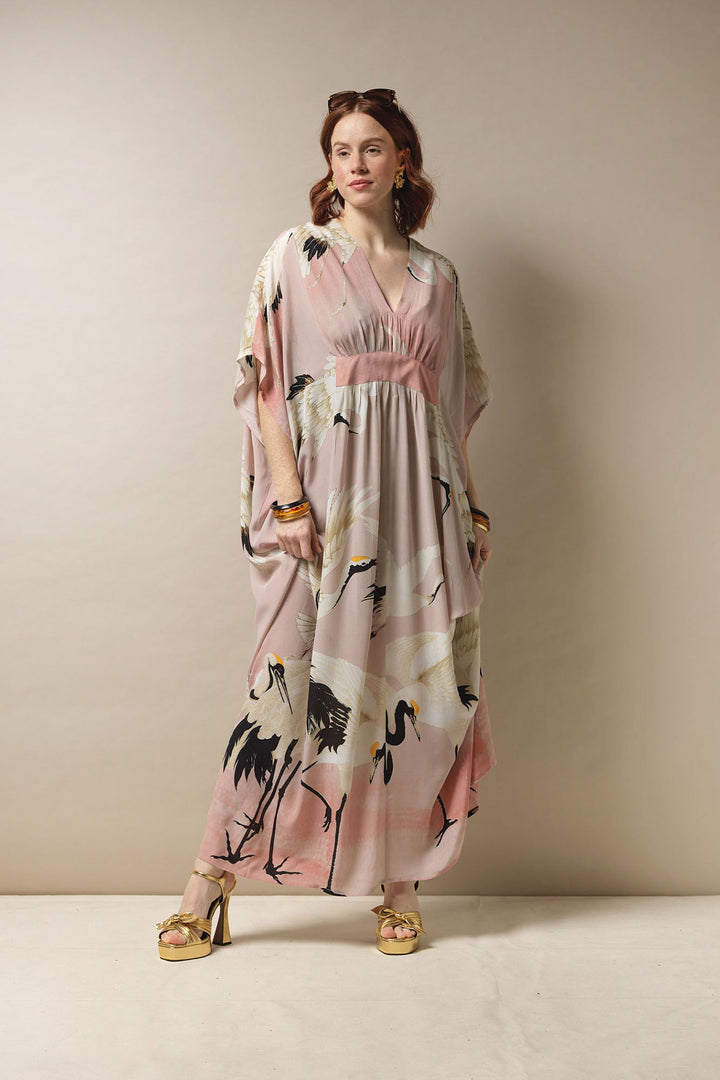 Stork Pink Margeux Kaftan