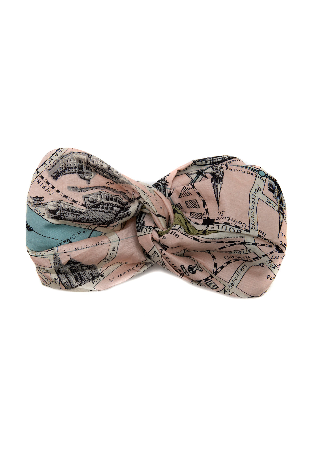 Paris Map Headband