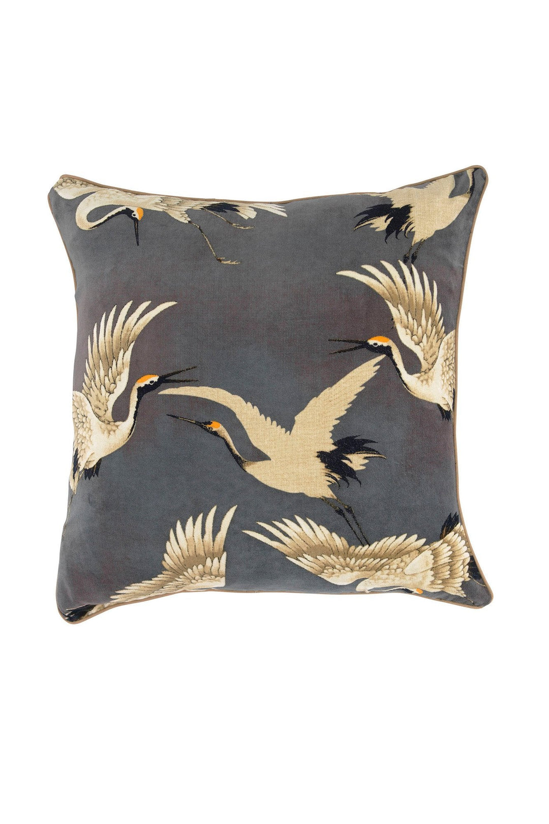 One Hundred Stars Stork Slate Grey Square Velvet Cushion- Stork Slate Grey Square Velvet Cushion is perfect for anyone looking for something chic, stylish and in vogue!